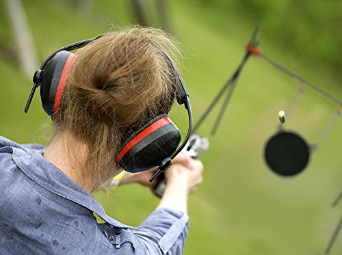 Powerfly AR500 Gong Targets for Shooting Range 12" - AR 500 3/8" Laser Cut Steel Plate - Metal Round Swing Hanging Target with Mounting Holes - Suitable for Rifle Handgun Pistol Firearms - Thumbnail 3