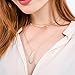 Fettero Gold Choker Dainty Necklace 14K Gold Fill Beads Chain Double Layered Collar Five Charm Round CZ Pendant