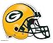 Green Bay Packers 5x6 inch Helmet Color Decal