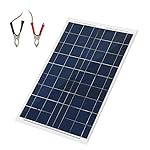 30 Watts 12 Volts Solar Panel Kit Portable 30W Solar Panel Battery Charger Backup for Car Boats Caravans, Motorhomes Yachts RVs
