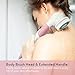 Waterproof Electric Face & Body Exfoliating Spin Brush Set-Upgraded 2 Speed Motor, 6 Detachable Brush Heads & Travel Case- Advanced Microdermabrasion for Gentle Exfoliation and Deep Scrubbing