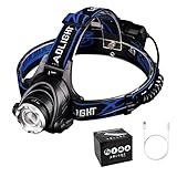 Linkax LED Headlamp Flashlight Headlight 3 Modes Helmet Light for Camping Fishing Running Hiking Reading and kids play