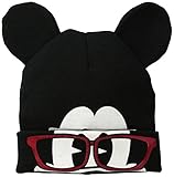 Disney Men's Mickey Flip Mask Beanie