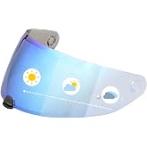 Logto Replacement Motorcycle Helmet Shield for I10 I70 HJ-31 Helmet Visor Shield Anti-Scratch Wearproof Windproof Universal Helmet Accessories