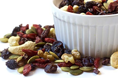 Raw Superfoods Trail Mix - Cacao Crunch (Goji Berries, Raisins, Cacao Nibs, Cashews, Walnuts, Pumpkin Seeds) - 2 Pack (2x 24 oz)