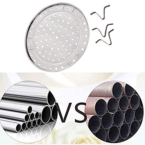 Steaming Rack Household Stainless Steel Cooking Ware Thickened Steaming Rack Stand (10 inch)