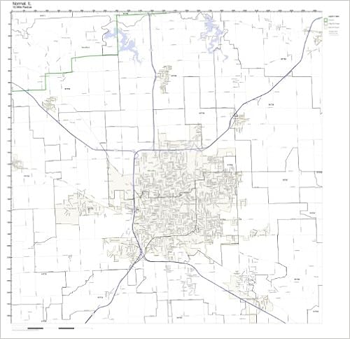 Normal Il Zip Code Map Normal, Il Zip Code Map Laminated: Amazon.com: Office Products
