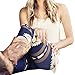 Luweki Fashion Women Skinny Arrow Antlers Printed Stretchy Pants Leggings