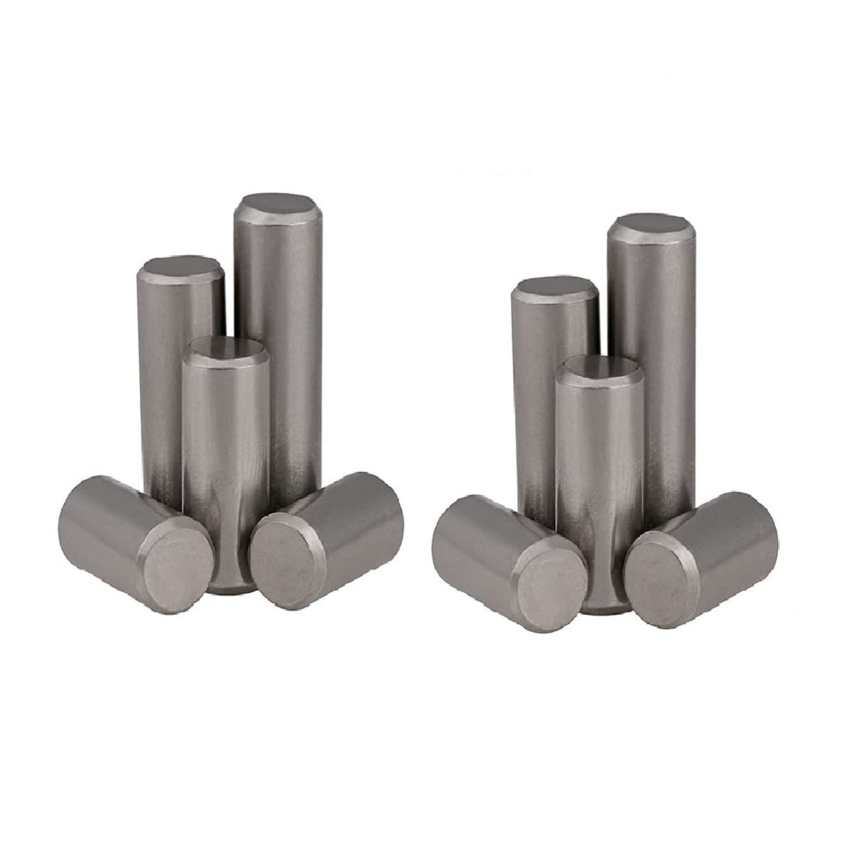 10PCS Dowel Pins 304 Stainless Steel Cylindrical Pin Shelf Support Pegs Pin, Fixed Pin GB119 Pin for Positioning, Connection, Support Fastener Silver, M3x25