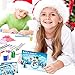 Blulu Christmas Pass The Parcel Game 18 Rhyme Cards Christmas Games for Families Children Christmas Party Favor Xmas
