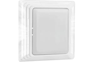 S97014094 Bathroom Fan Cover Grille and Lens, Replacement for Broan Nutone Exhaust Fan Models 678, 679, 679FL,679FLT,680,680F