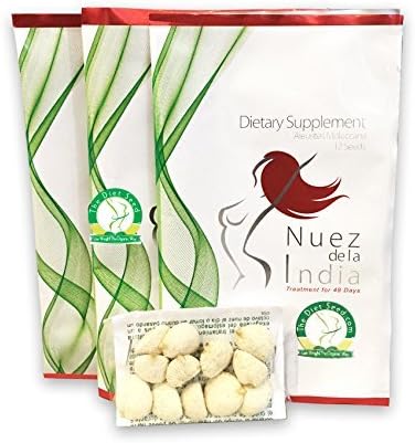 Nuez de la India (4 pack = 48 Seeds) - Authentic, Natural, Safe &amp; Imported Fresh from the Amazons. The Original Nuez de la India, The Best Natural Product for Weight Loss. Controls Your Cravings, Suppresses Appetite, Fat Burner, Detoxes, and Cleanses Your System. An Organically Grown Nut in the Amazons in South America. 100% Satisfaction Guaranteed! (12)