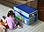 G.U.S. Kids Collapsible Toy Chest with Flip-Top Lid and Mesh Pockets, Large, Blue