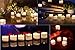 eLander LED Tea Lights Flameless Candle with Timer, 6 Hours on and 18 Hours Off, 1.4 x 1.3 Inch, Warm White, [12 Pack]