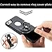 Iphone6/6s PLUS Goat Case,5.5 Inch Magic Selfie Nano Sticky For Iphone 6/6s Plus Cell Phone Goat Case With Kickstand Backing Plates-Black