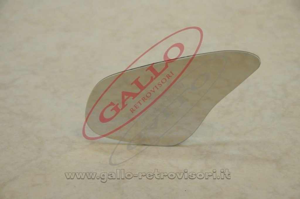 Specchietto Retrovisore Esterno Destro Per Piaggio X9 Evolution 500 - Vetro Curvo Cromato Con Biadesivo - Foto 4