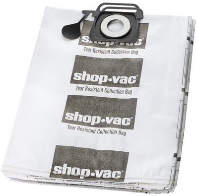 Shop-Vac12.5 in. L x 0.5 in. W Dry Vac Bag 12-20 gal. White 2 pk