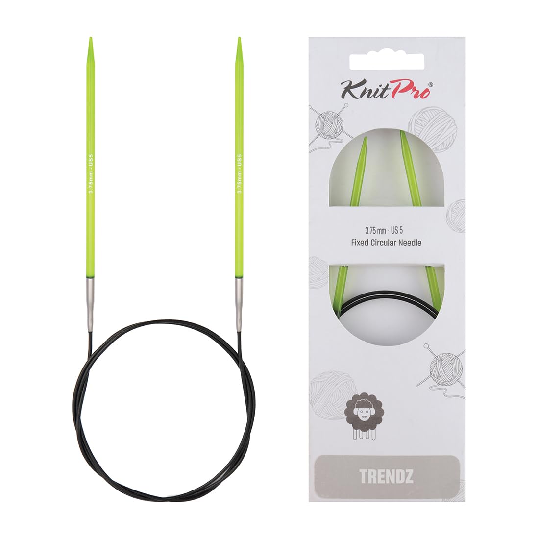 KnitPro Trendz Fixed Circular Needles 47" (120cm) | 3.75mm