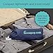 Inflatable Bed Bumpers for Toddlers | Travel Bed Rail, Blow-up Bed Bumper with Non-Skid Water-Resistant, Non-Slip Removable Cover | Portable Bed Rail for Hotel, Grandma's, Vacation