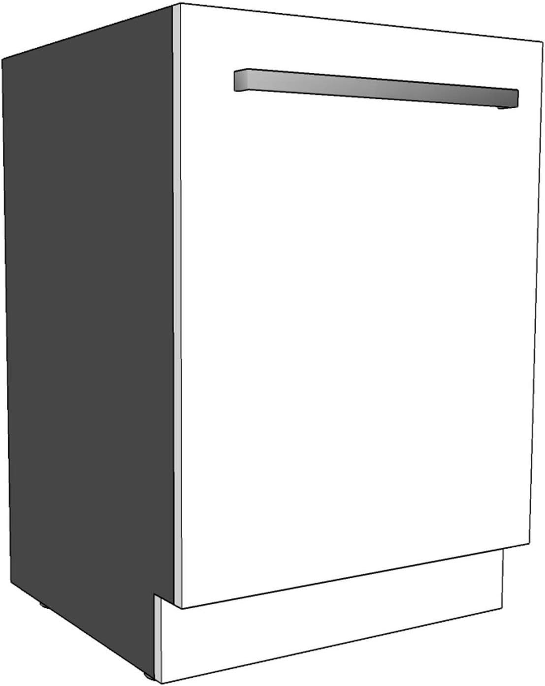 Dishwasher base, skirting board, 19 mm, fully integrated and made to