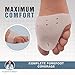 Dr. Frederick's Original Deluxe Ball of Foot Cushions & Bunion Pad - 2 Pieces - Foot Pads to Help Relieve Hallux Valgus, Tailor's Bunion, and Forefoot Pain - Get Back to Your Active Lifestyle