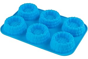 Webake Shortcake Baskets Cake Pie Pan Silicone Mold Cakelet Pan Cupcake Muffin Jello Soap Molds Bakeware Tray