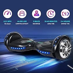 SISIGAD Hoverboard 6.5" Two-Wheel Self Balancing