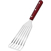 GRILLGEN Fish Spatula - Stainless Steel, Premium Flexible Barbecue Turner, Metal Slotted Spatula for Cooking & BBQ