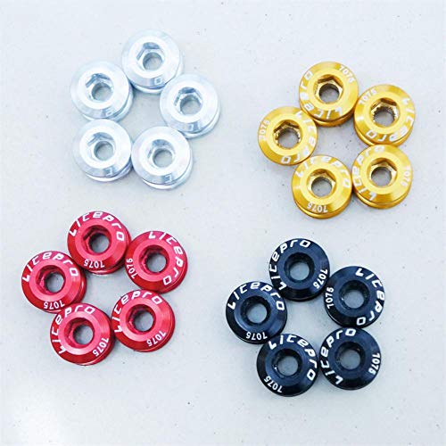 image for hainiter 5PCS 7075 Aluminum Alloy CNC Bicycle Chainring Screws Bolt Bo