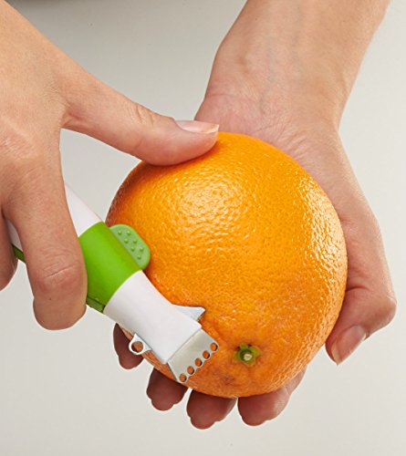 Crisp 4-in-1 Zester, White/Green