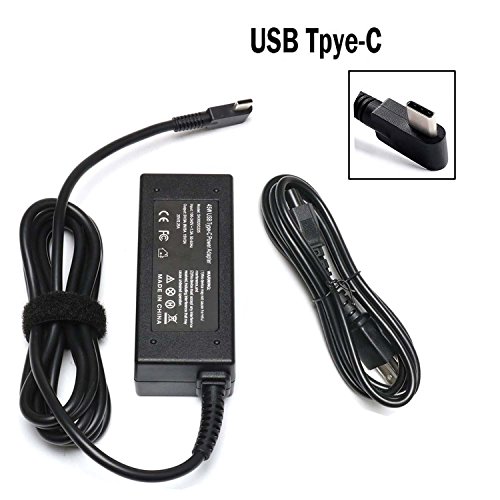 45W USB Type C AC Adapter for HP Spectre x360 13 Elite x2 TPN-CA01 Acer Travelmate B1 Lenovo YOGA 720 910 Lenovo YOGA 720 910 ThinkPad X1 Yoga5 Pro 4X20E75132 4X20E75135 00HM651