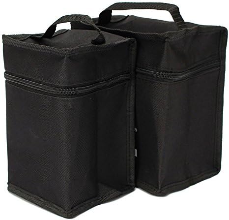 Saamz Multifunction Large Capacity Marker Case Holder Canvas Pen Bag Pencil Case Stationary Storage Bag (Capacity 80 Colors)