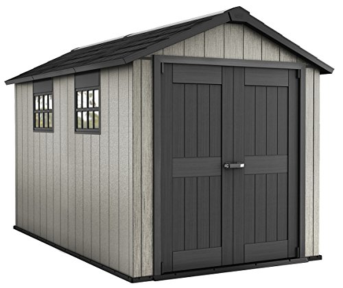 Amazon Com Keter Oakland 7 5x11 Foot Large Resin Outdoor Shed