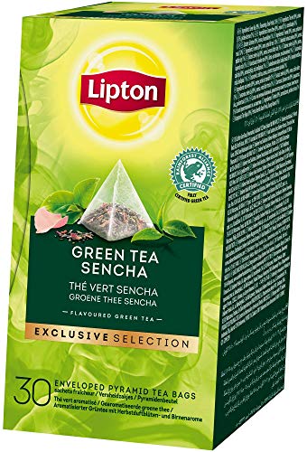 Lipton Grüner Tee, Sencha Pyramidbeutel, 1er Pack (1 x 25 Teebeutel) – Bild 5