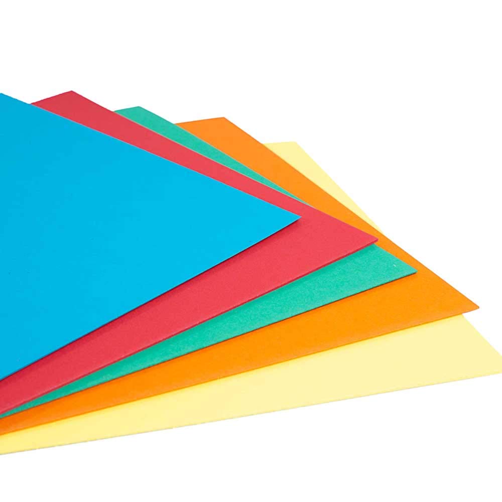 House of Card & Paper A3 160 GSM Card - Assorted Bright Card (Pack of 50 Sheets)