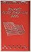 Red Elongated Souvenir Penny Collecting Book by RINCO