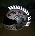 customTAYLOR33 High Intensity Grade Reflective Warhawk/Mohawk Decals (Rubber Warhawk & Helmet not Included) Many Colors (White)