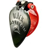 Black Mountain Thumb Picks, Spring Loaded for a Perfect Fit - Heavy Gauge | Acoustic guitar, electric guitar, ukulele, banjo and more. Universal fit for Medium-XL thumbs