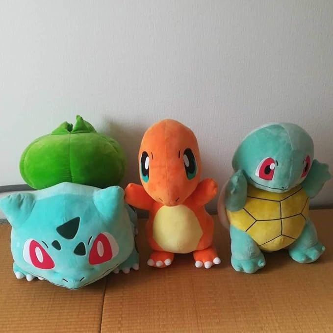 Amazon ポケモン 等身大 ぬいぐるみ フシギダネ ヒトカゲ ゼニガメ インチ クッション 特大ぬいぐるみ ぬいぐるみ ホビー