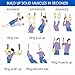 Yes4All Olympic Gymnastic Rings with Flexible Buckles (Yellow)
