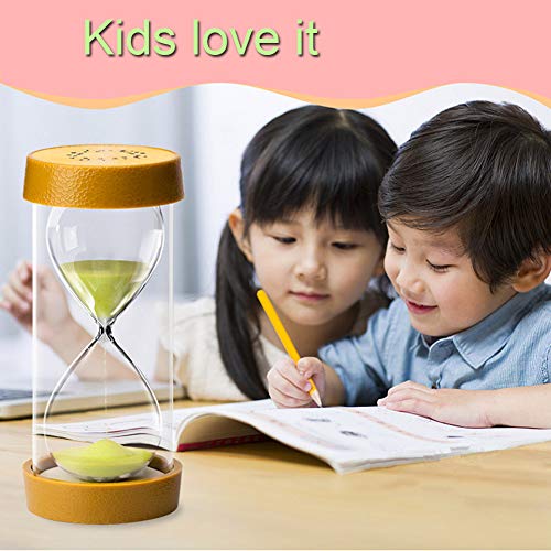 SONGVEN Cute Kiwi Fruit 5 Mins Safety Sand Timers for Kids Colorful Plastic Hourglass Sand Timers for Classroom Cooking Baking Kitchen Toothbrush Timer Teacher Therapist Office Desk(5 mins kiwi berry) - Thumbnail 3