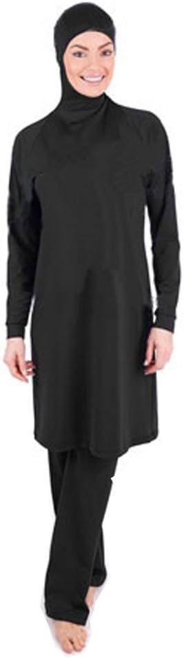 Full Coverage Muslim Swimwear Islamic Women Modest Hijab Plus Size Burkini Bathing Swimsuit