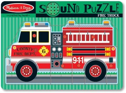 melissa and doug fire truck sound puzzle