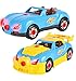 Build Your Own Take Apart Car With Toy Power Drill, Lights and Sounds - More Than 30 Pieces – Fix, Remodel, Drive and Play Racing Car or Convertible - by ToyThrill