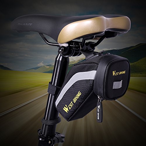 image for West Biking Wedge Saddle Bag Cycle Pack Pannier, Bike Storage Bag Moun
