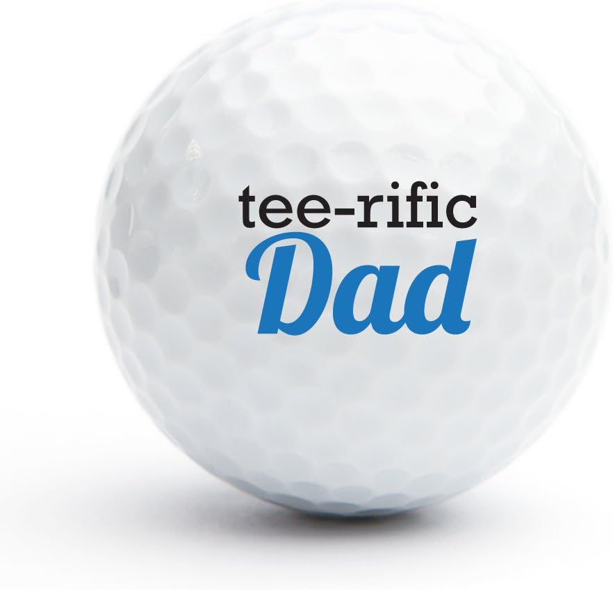All Gifts TeeRific Dad Golf Balls, Set of 18 Sports