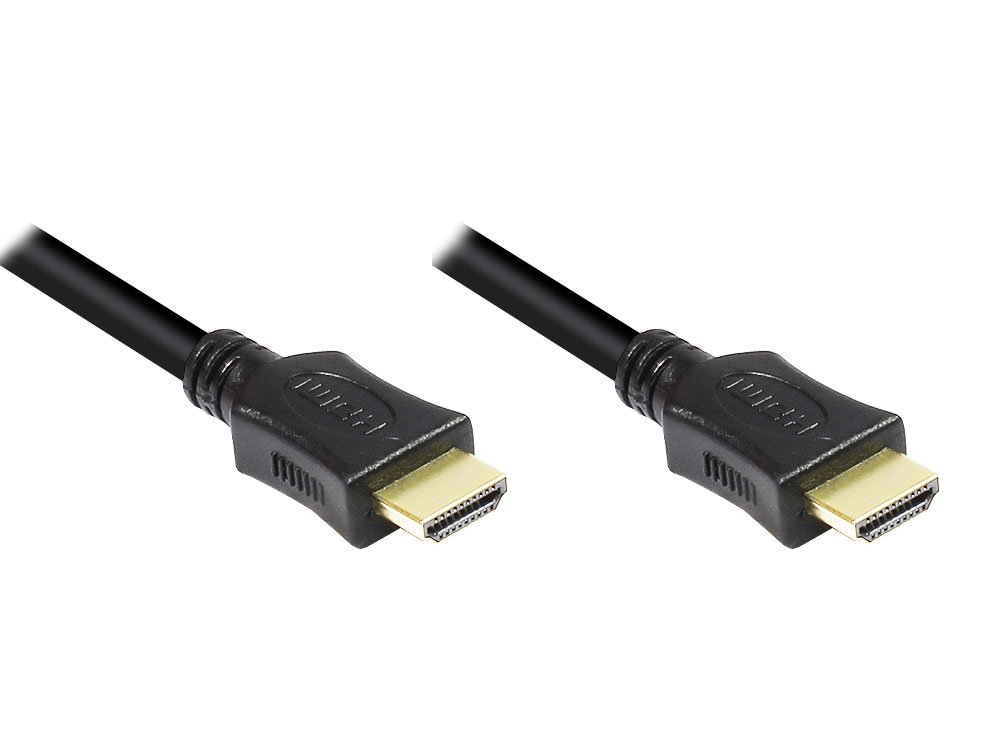 High Speed HDMI Cable with Ethernet Gold Plated Connectors 0.5m Good Connections® — image 1