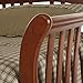 Salem Complete Wood Daybed with Curved Back Panel and Euro Top Deck, Mahogany Finish, Twin