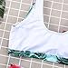 Argonv Sexy Women Two Pieces Lace up Bandage Bikini Swimsuit Set High Waisted Bathing Suit (C, x-Large)