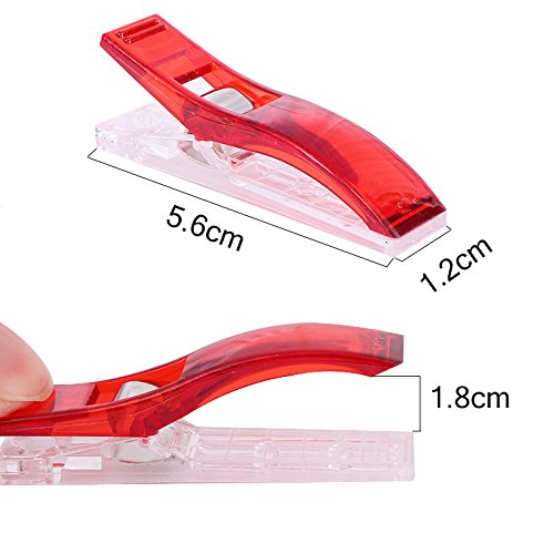 48PCS Large Wonder Clips,Multipurpose Sewing Quilting Binding Clips,Sewing Supplies for Office and Craft Projects. - Thumbnail 4